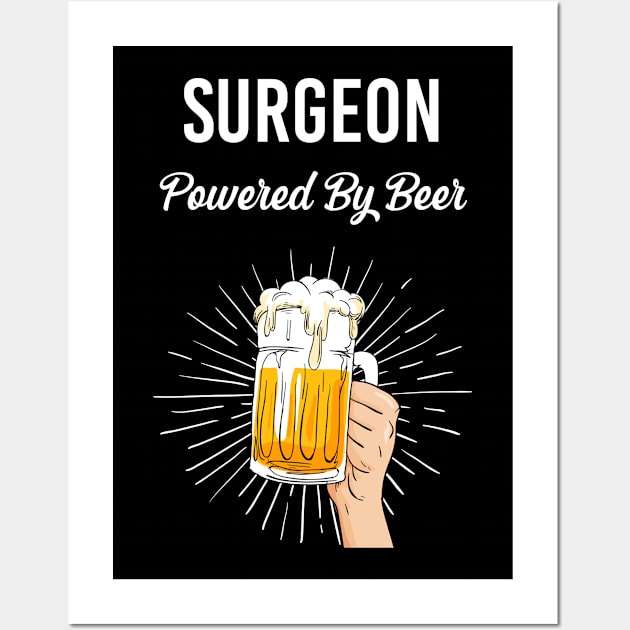 Beer Surgeon Wall Art by Happy Life